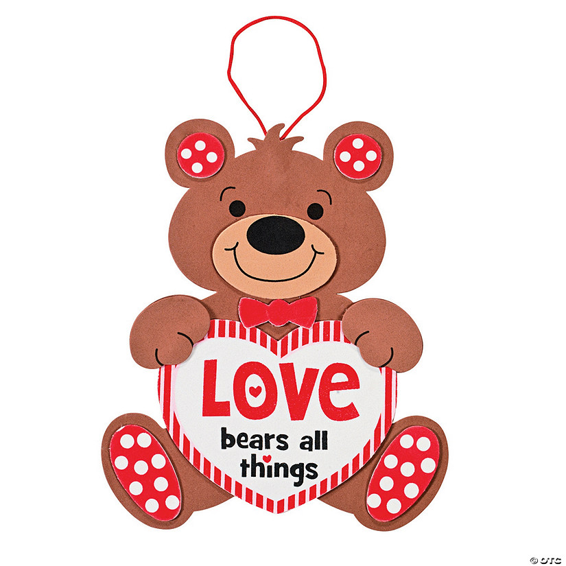 Love Bears All Things Sign Craft Kit- Makes 12 Image