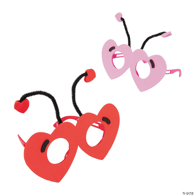 Love Bug Glasses Craft Kit - Makes 12 Image