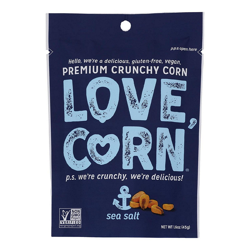 Love Corn - Roasted Corn Sea Salt - Case of 10 - 1.6 OZ Image