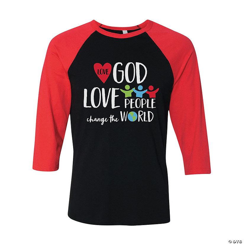 Love God Love People Adult&#8217;s T-Shirt Image
