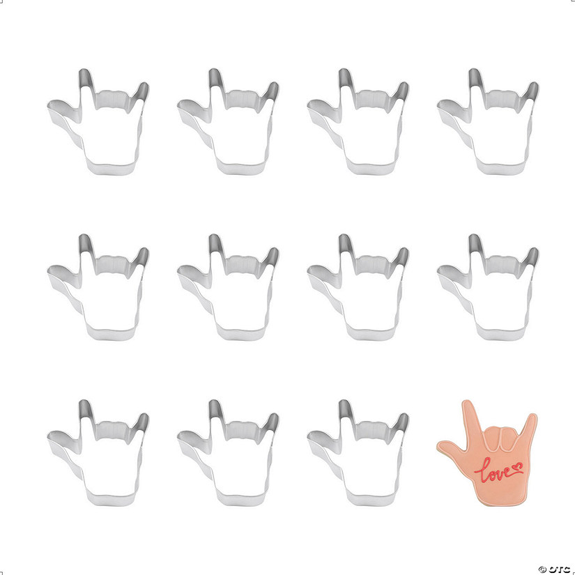 Love Hands 3.75" Cookie Cutters Image