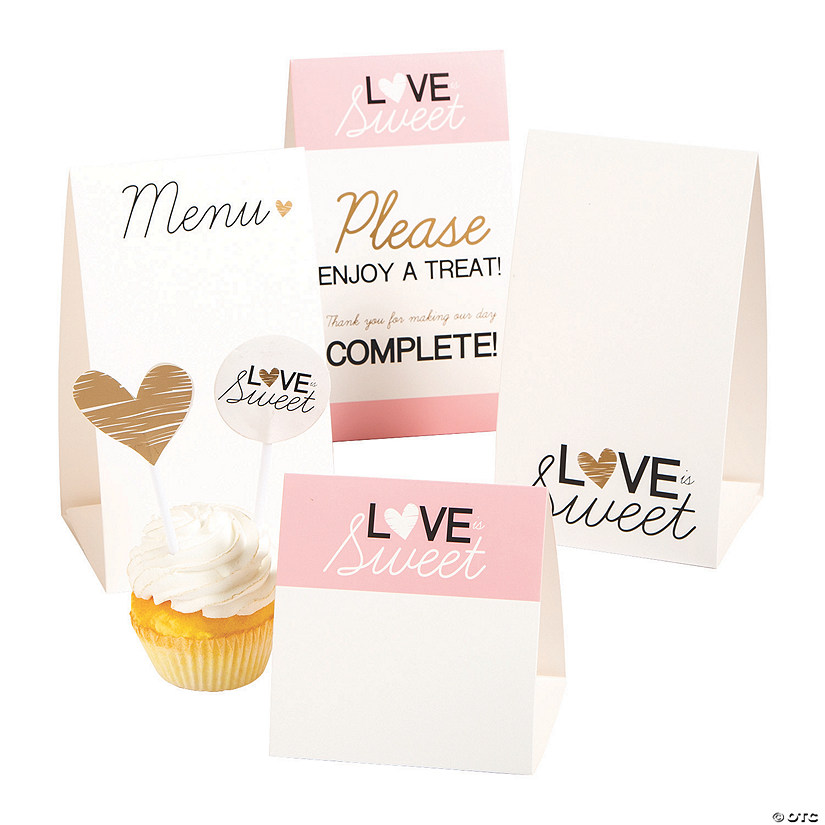 Love is Sweet Buffet Decorating Kit - 12 Pc. Image