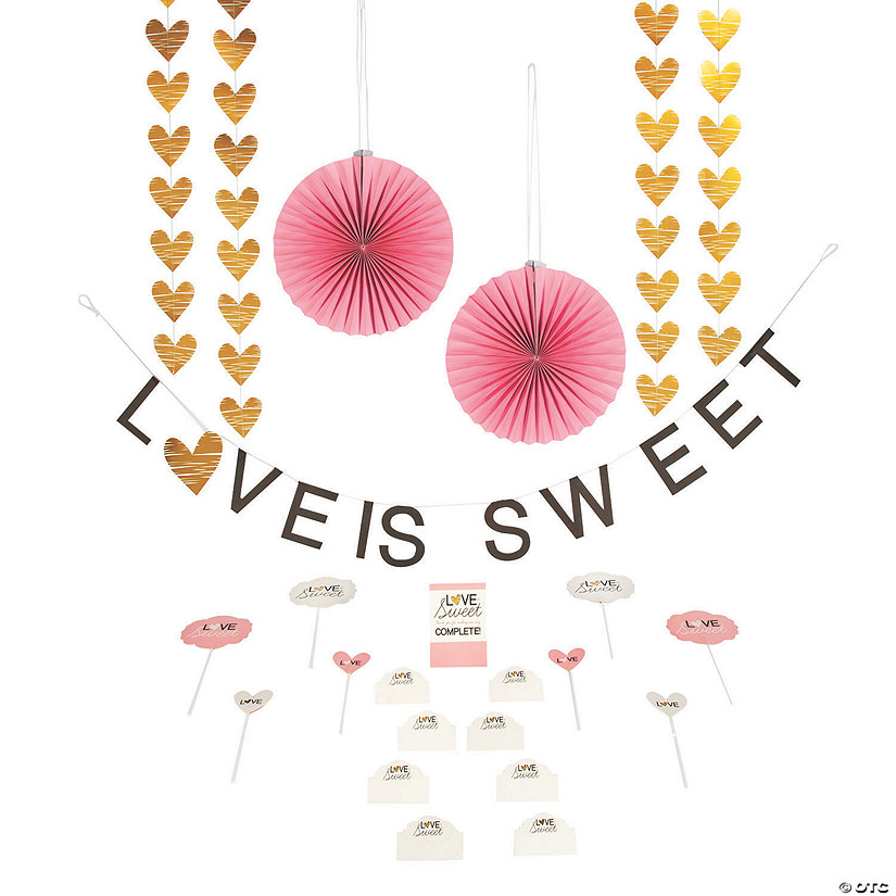 Love is Sweet Treat Table Decorating Kit Image