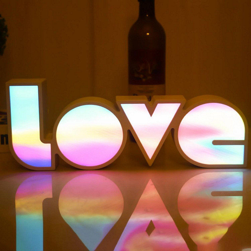 LOVE Letter Led Light For Propose Proposal And Engagement Wedding Party Stage Background Valentine's Day Decor Home Outdoor Lamp Image