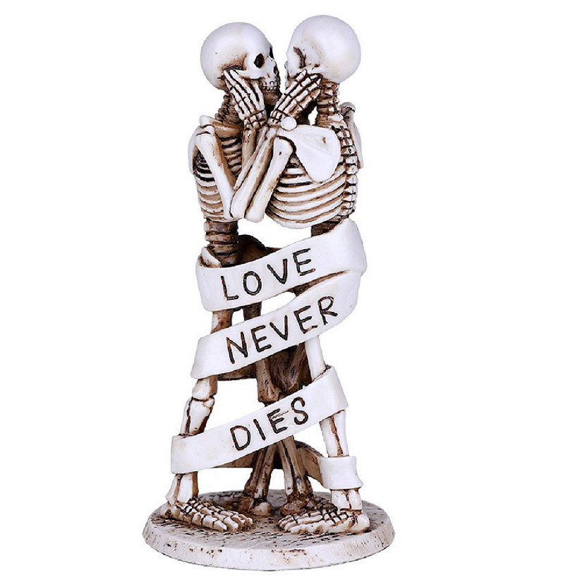 Love Never Dies Skeletons Figurine New 7 inch Image