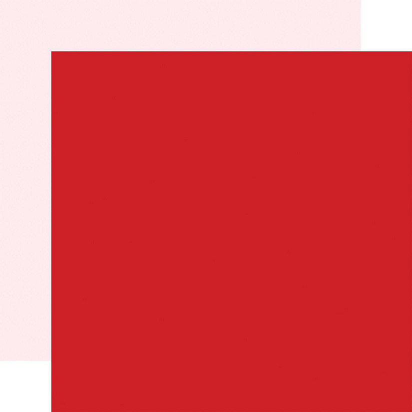 Love Notes DoubleSided Cardstock 12"X12"Red/ Light Pink Oriental