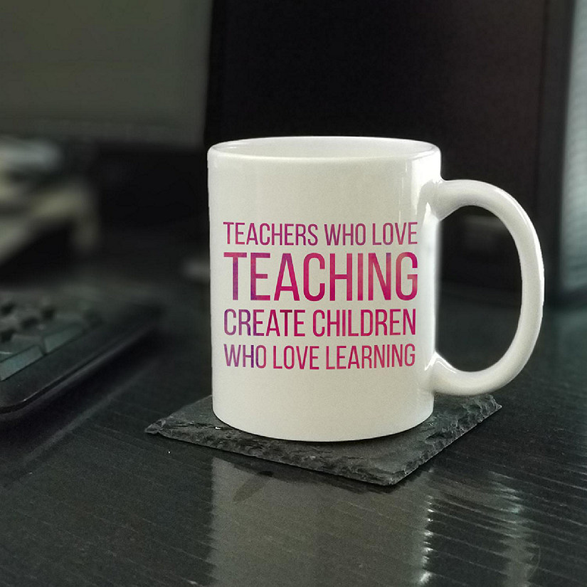 Love Teaching Love Learning Ceramic Mug Image