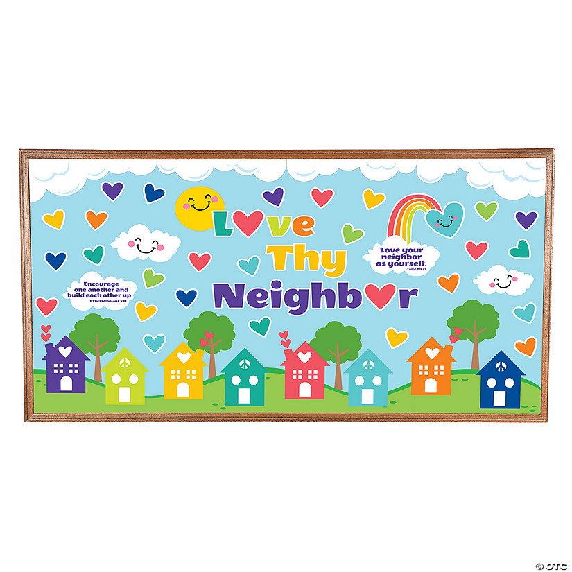Love Thy Neighbor Bulletin Board Set - 13 Pc. Image