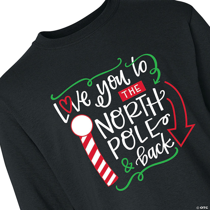 Love You to the North Pole Youth Long Sleeve T-Shirt - Extra Large Image