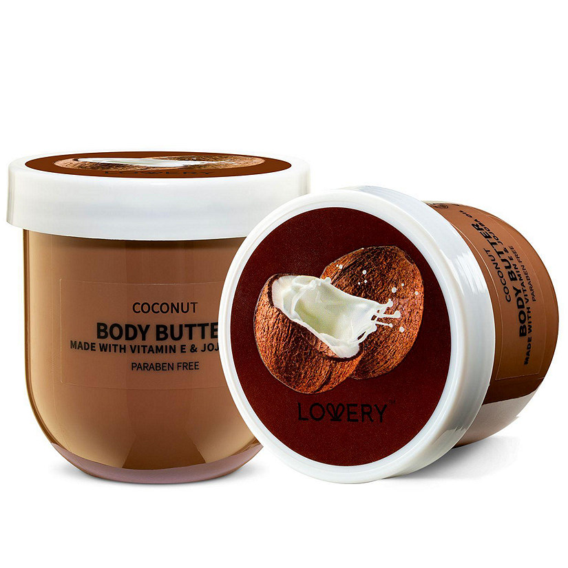 Lovery Coconut Body Butter - Ultra Hydrating Shea Butter Body Cream Image