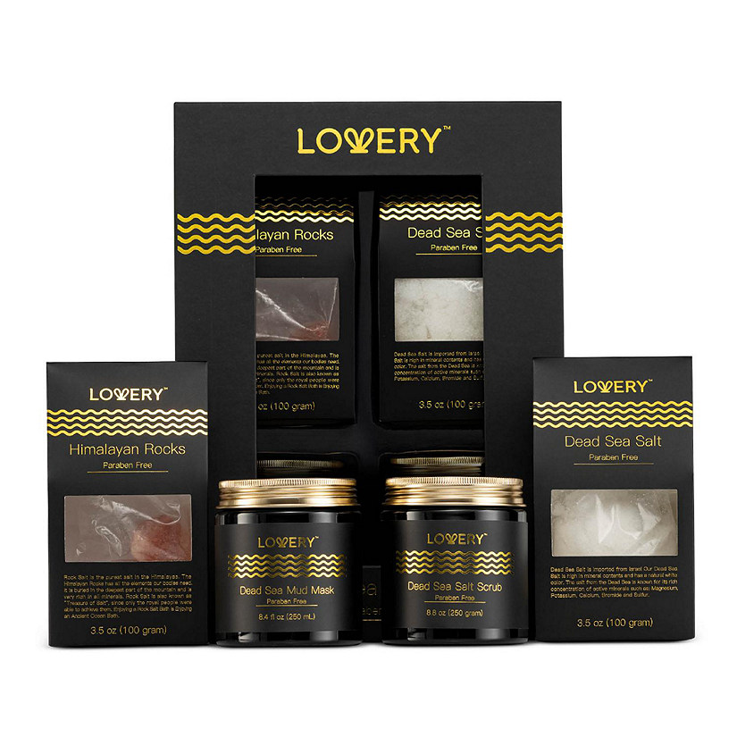 Lovery Dead Sea Minerals Spa Gift Box For Women & Men - Self Care Kit Image