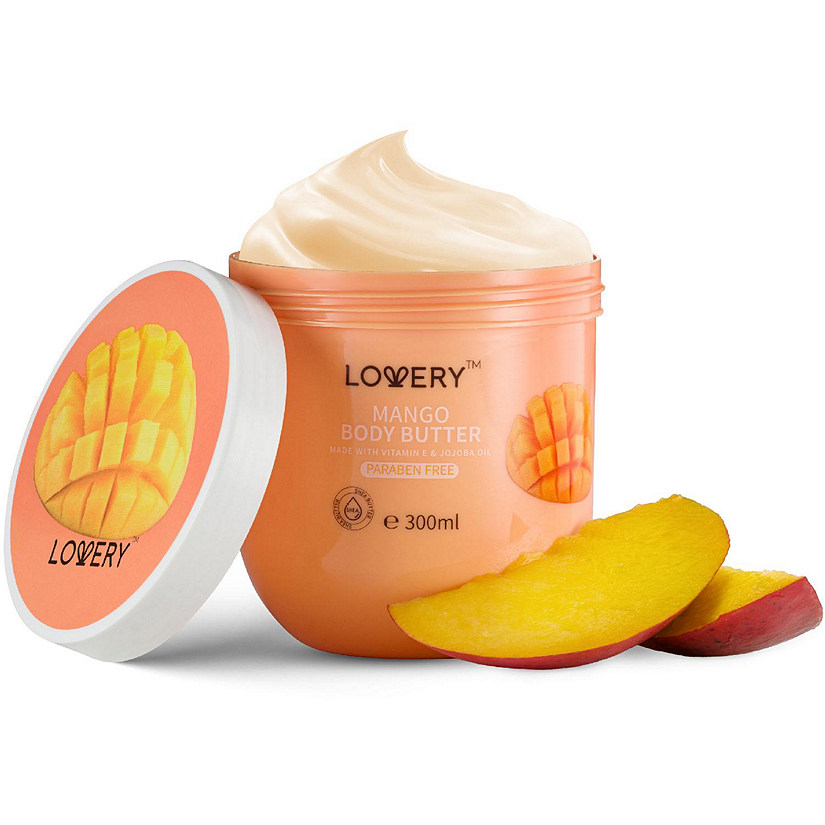 Lovery Mango Whipped Body Butter 12oz Ultra Hydrating Shea Butter Body Cream Oriental Trading 