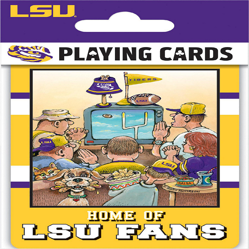 LSU Tigers Fan Deck Playing Cards - 54 Card Deck Image