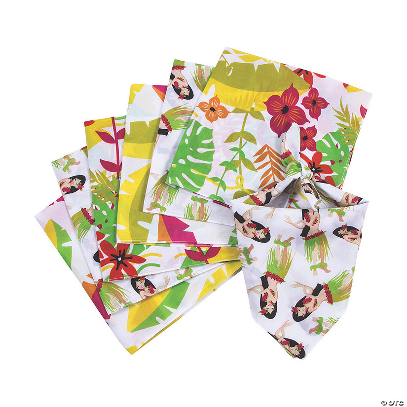 Luau Bandanas - 12 Pc. Image