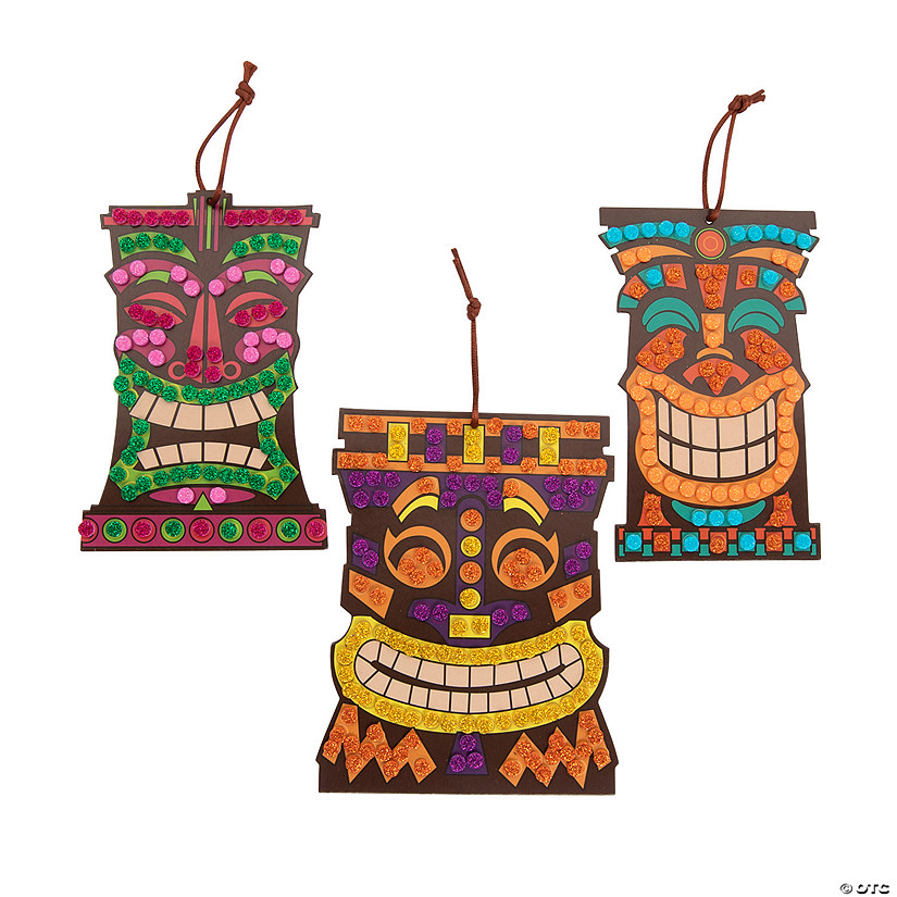 Luau Jewel Mosaic Ornament Craft Kit Image