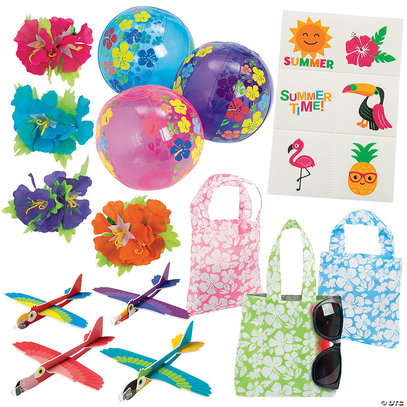Luau Party Favor Kit for 12 Guests Image