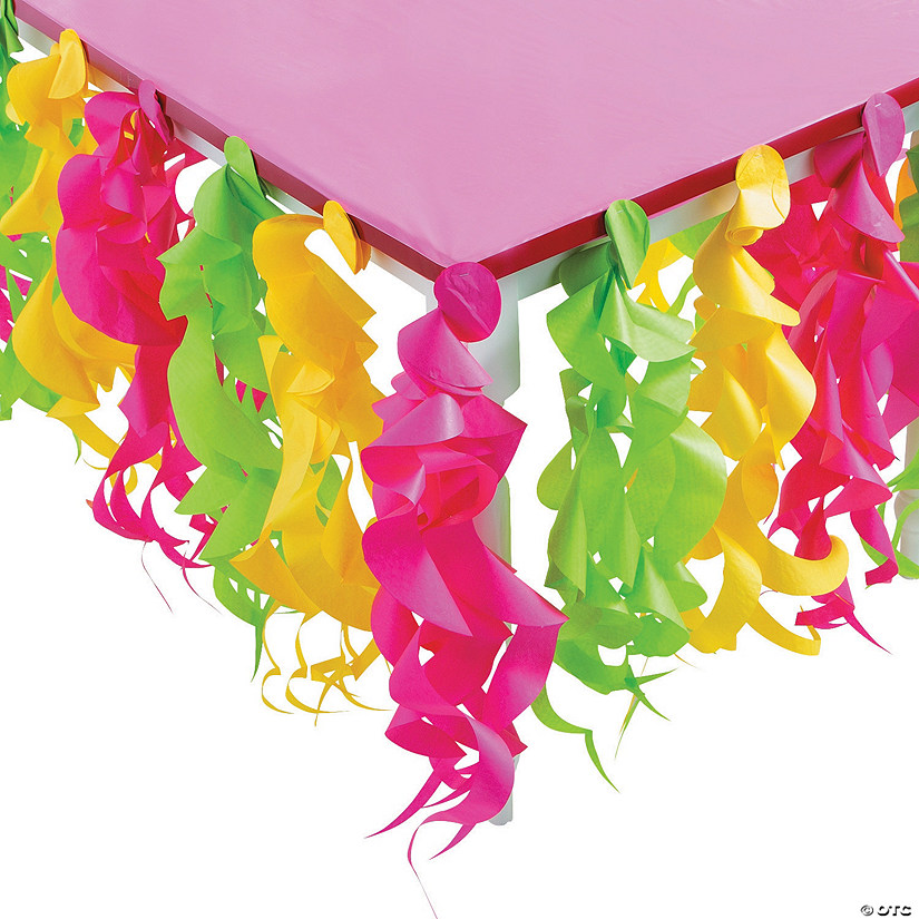 Luau Swirl Table Skirt Image