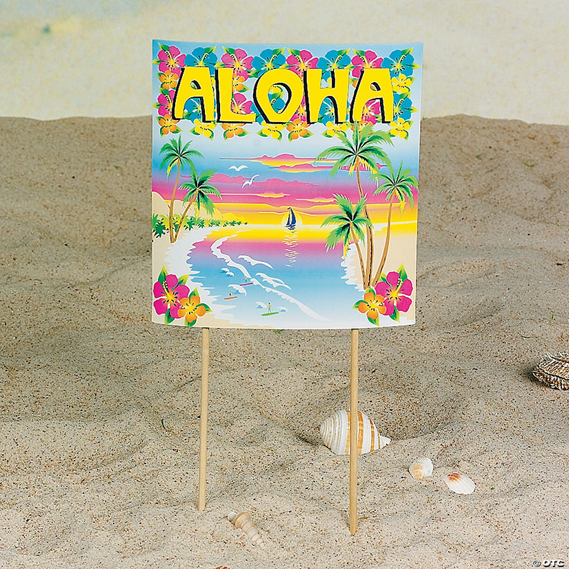 Luau Yard Sign - Discontinued