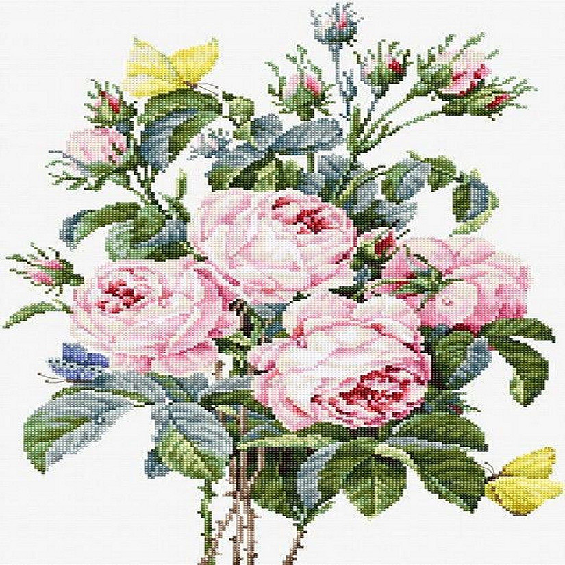 Luca-S - Bouquet of roses B2373L Counted Cross-Stitch Kit Image