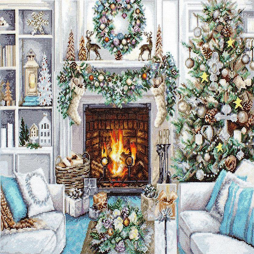 Luca-S - Christmas Interior B2394L Counted Cross-Stitch Kit Image