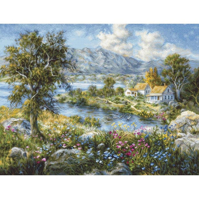 Luca-S Enchanted Cottage B615L Counted Cross-Stitch Kit Image