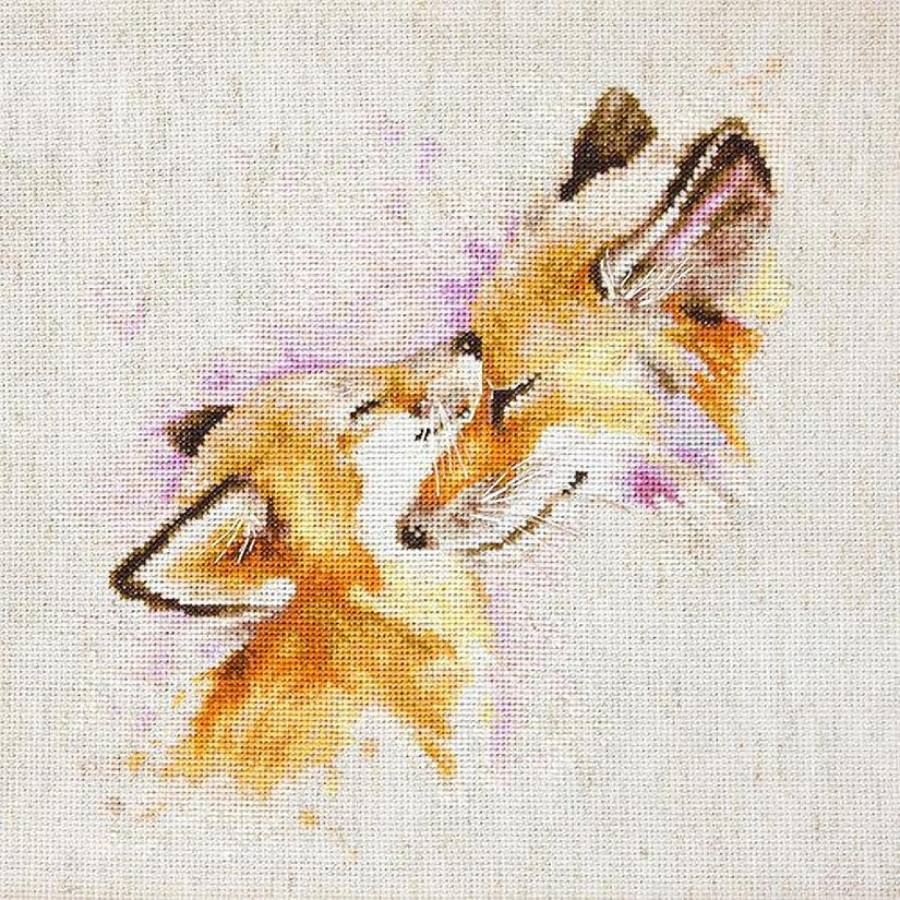 Luca-S - Foxes B2312L Counted Cross-Stitch Kit Image