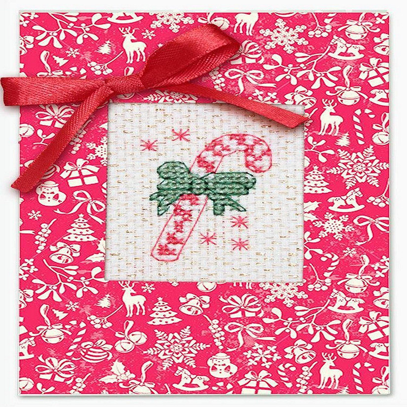 Luca-S - Post Card SP-41L Christmas Card Counted Cross-Stitch Kit Image