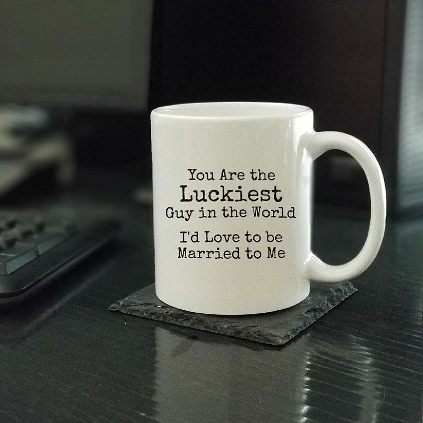 Luckiest Guy Married to Me ceramic mug Image