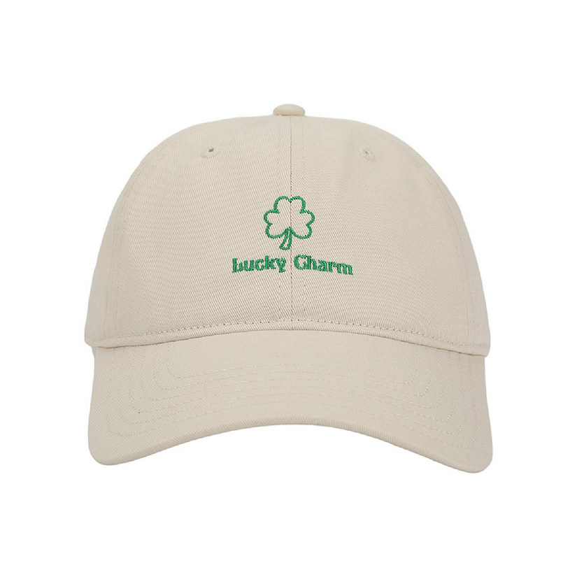 Lucky Charm 4-Leaf Clover Baseball Hat for St. Patrick's Day Image
