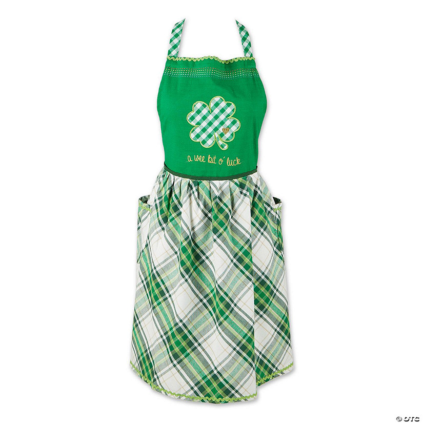 Lucky Clover Embellished Apron Image