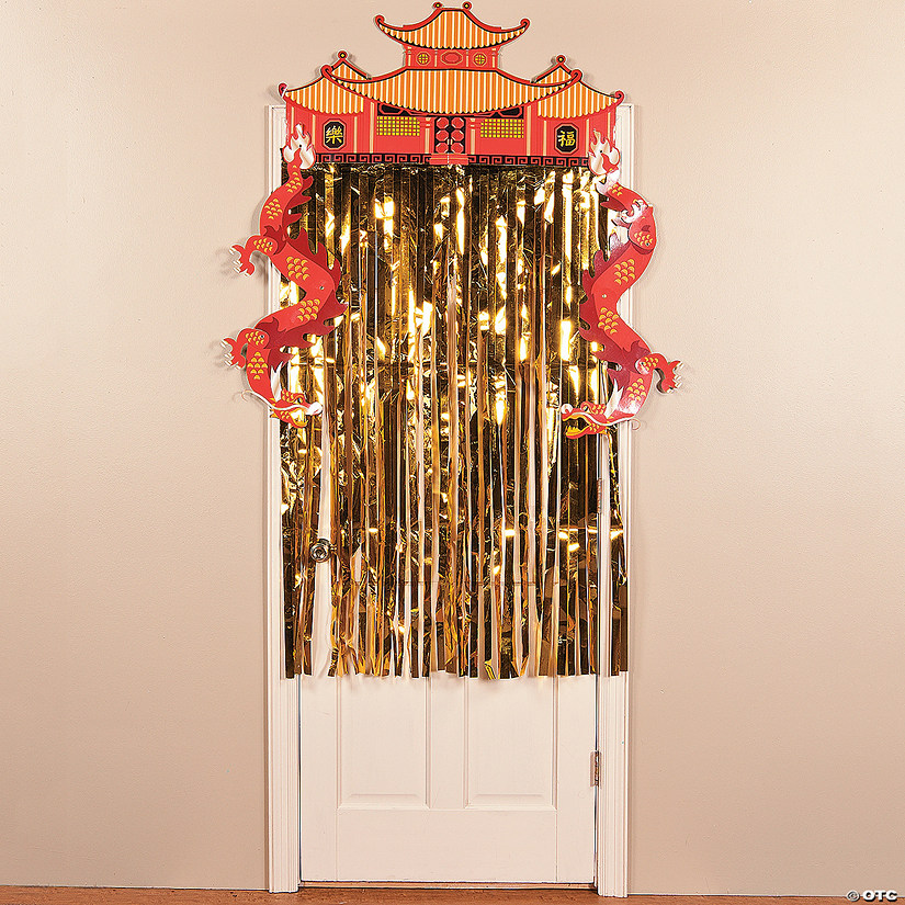 Lunar New Year Chinese Dragon Door Curtain Image