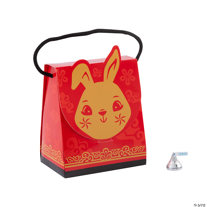 Lunar New Year of the Rabbit Treat Boxes - 12 Pc. Image