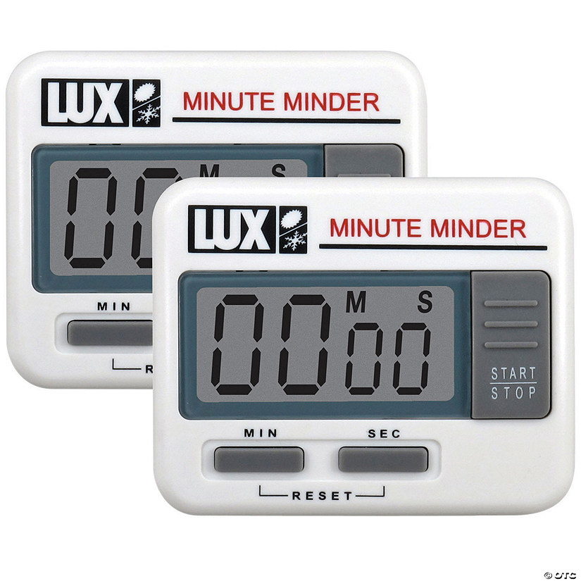 Lux Blox Electronic Minute Minder Timer, Pack of 2 Image
