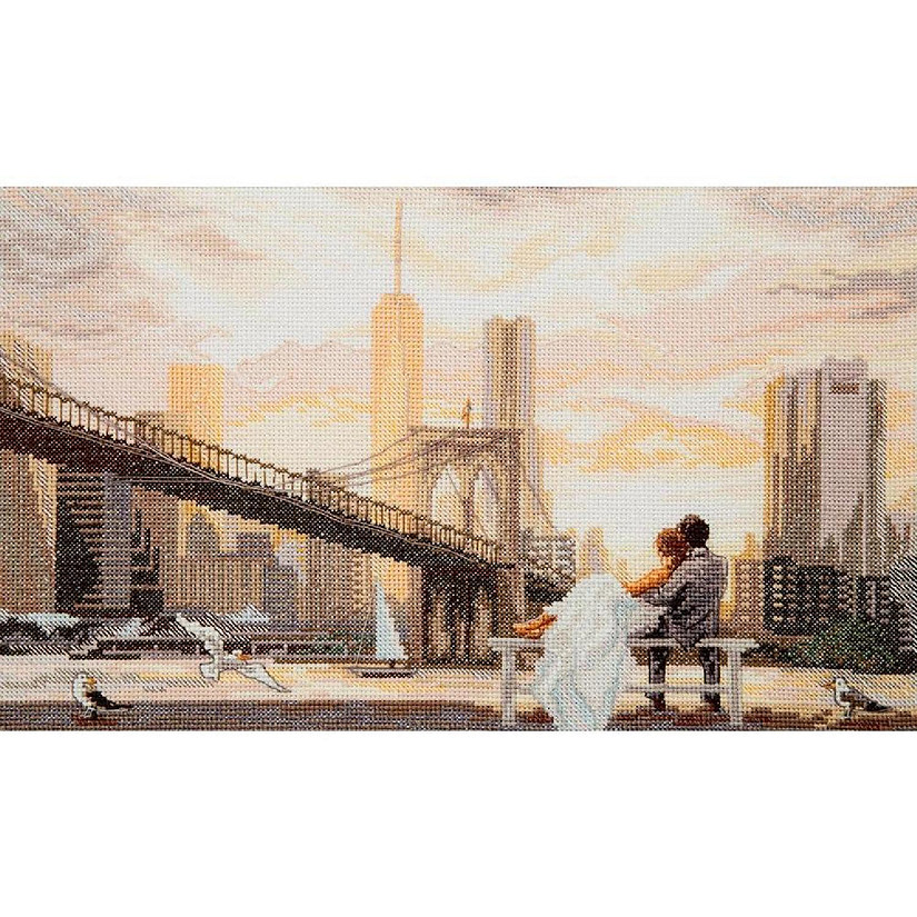 M-500C Counted cross stitch kit "Dawn together" Image