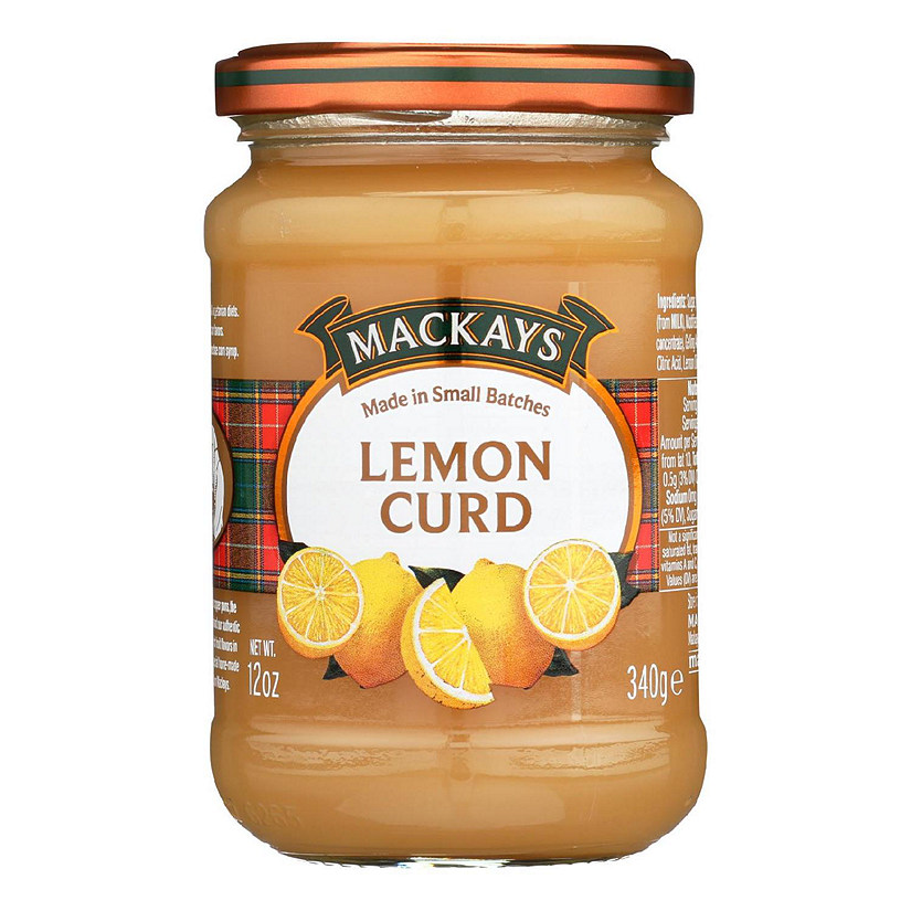 Mackays Lemon Curd - Case of 6 - 12 oz. Image