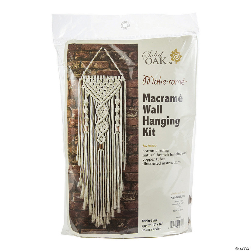 Macrame Wall Hanger Kit - Dual Spirals Image