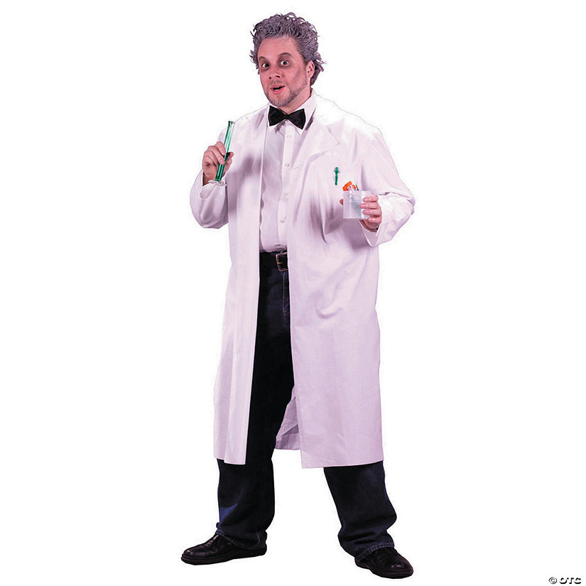 Mad Scientist Lab Coat Adults Costume Image