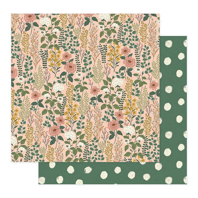 Maggie Holmes Forever Fields Double-Sided Cardstock 12"X12"-Serene Image