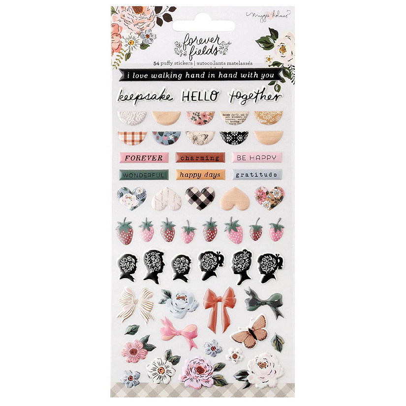 Maggie Holmes Forever Fields Puffy Stickers-Icons Image