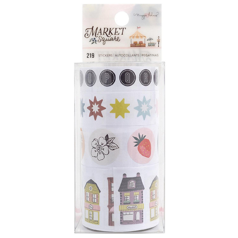 Maggie Holmes Market Square Sticker Rolls 4/Pkg Image