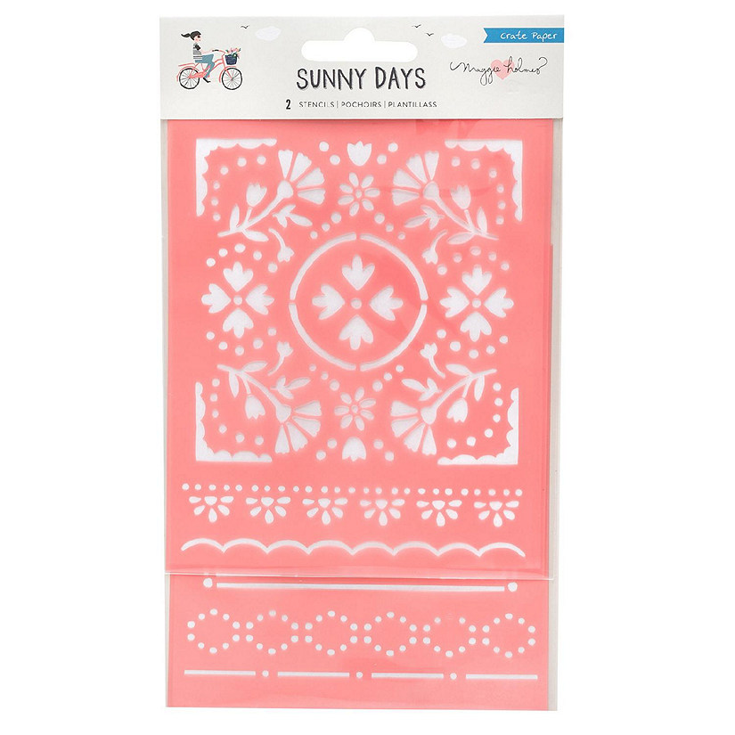 Maggie Holmes Sunny Days Stencils 2/Pkg Image