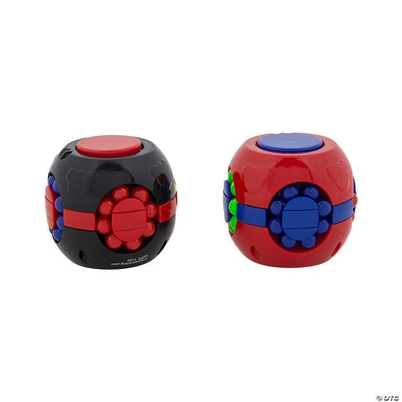 Magic Bean Spinner Cube Fidget Toys - 6 Pc.