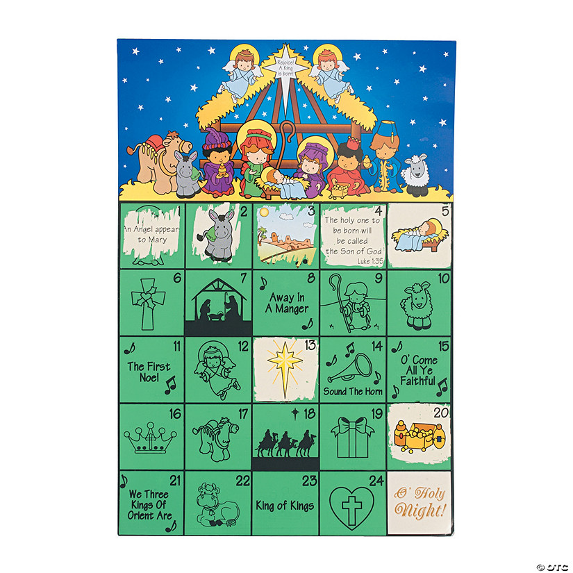 Magic Color Scratch Advent Calendars - 12 Pc. Image