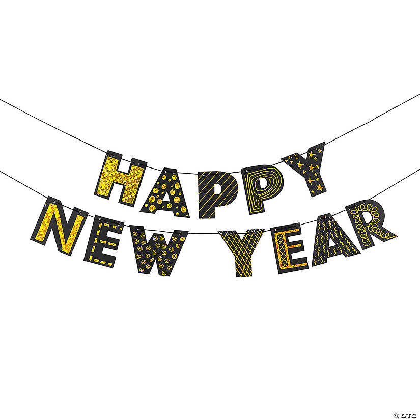 Magic Color Scratch Happy New Year Banner Image