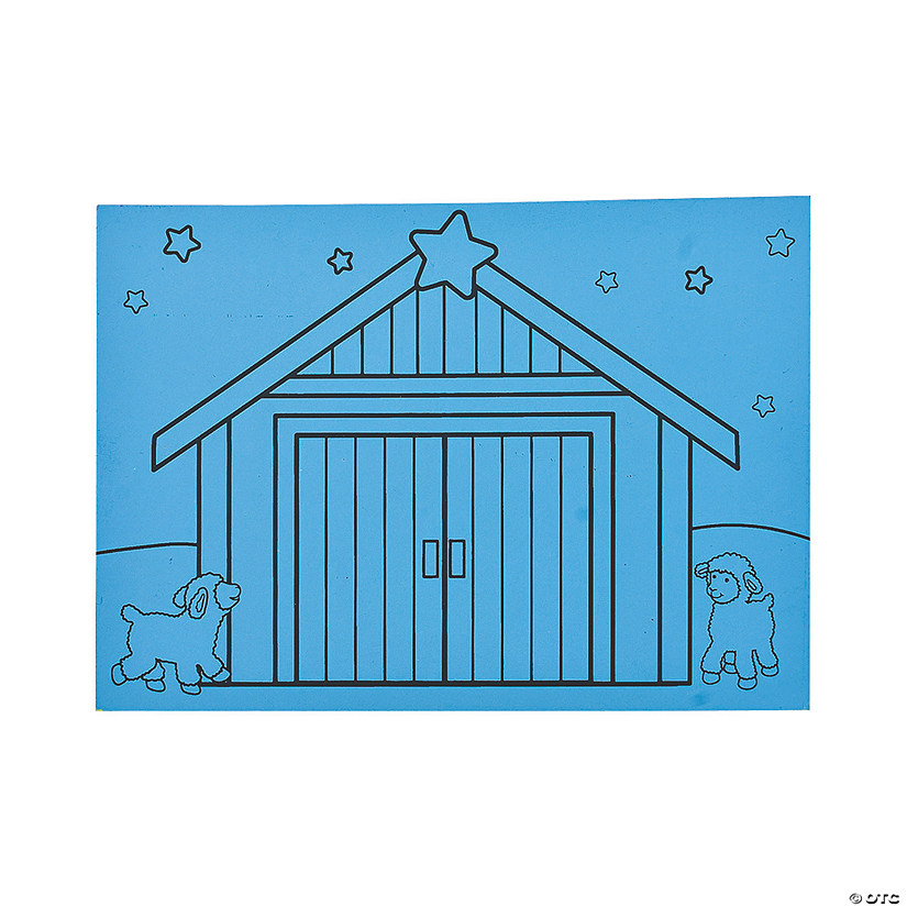 Magic Color Scratch Nativity Activities - 12 Pc. Image