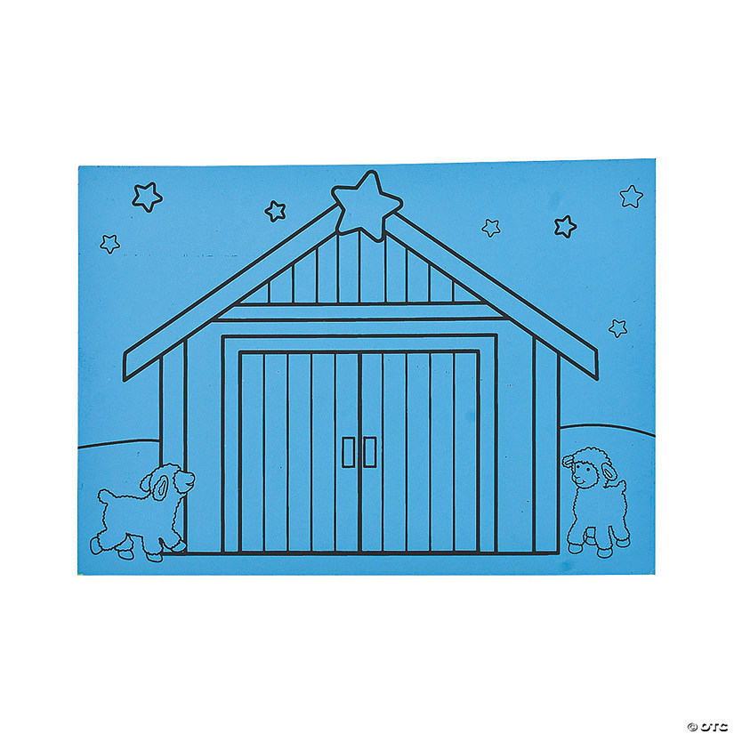 Magic Color Scratch Nativity Activities 12 Pc.