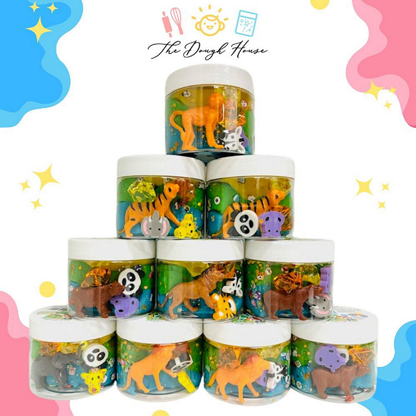 MAGICAL DOUGH ZOO JARS, 12 PACK Image