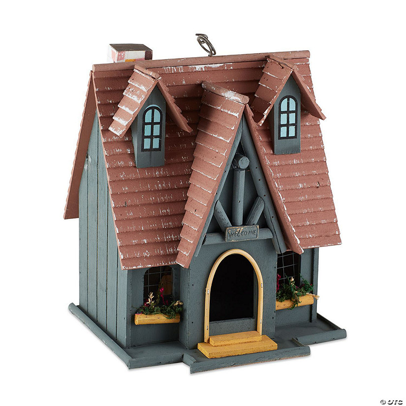 Magical Storybook Cottage Birdhouse  9.75X9X12.5&#8221; Image