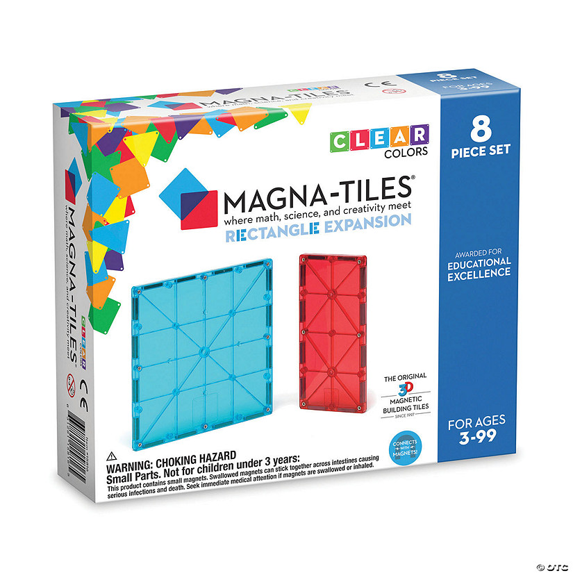 Magna-Tiles Rectangles 8-Piece Set Image