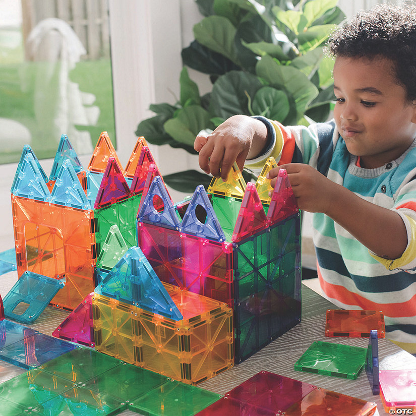 MAGNA-TILES<sup>&#174;</sup> 148-Piece Magnetic Construction Set with FREE Storage Bin Image